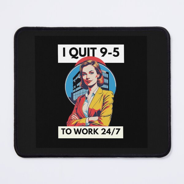 Item preview, "I Quit 9 to 5" Pop Art T-Shirt for Entreprenuers designed and sold by PopArtPreneur.