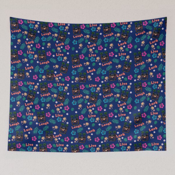 Item preview, Live Laugh Lurk – Tropical Mothman Pattern designed and sold by Awitchinthyme.
