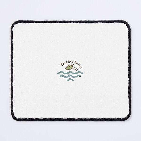 Item preview, Flow Like the Leaf – Minimalist Avatar Inspired Quote designed and sold by Kindwitch.
