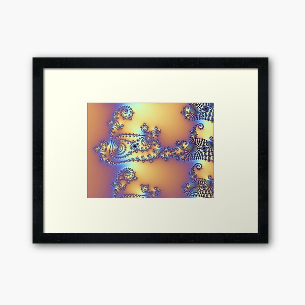 Item preview, Blue and Gold Fractal Merchandise designed and sold by cindyfordyce.