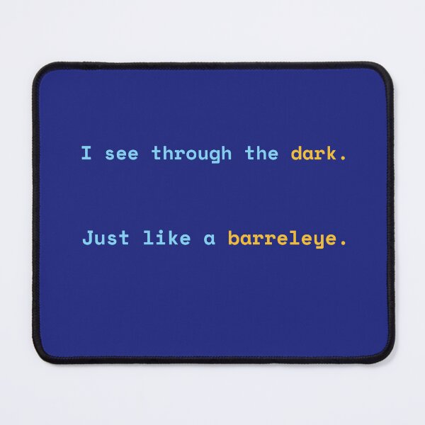 Item preview, See Through the Dark – Barreleye Fish Deep Sea Quote Shirt designed and sold by KWkindwaves.