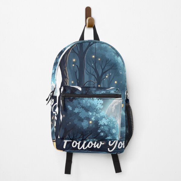 Item preview, Follow Your Own Path – Dreamcore Moonlit Forest Lantern Digital Art designed and sold by AnnDesignStudio.