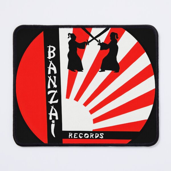 Item preview, Banzai Records label artwork designed and sold by Dijital.