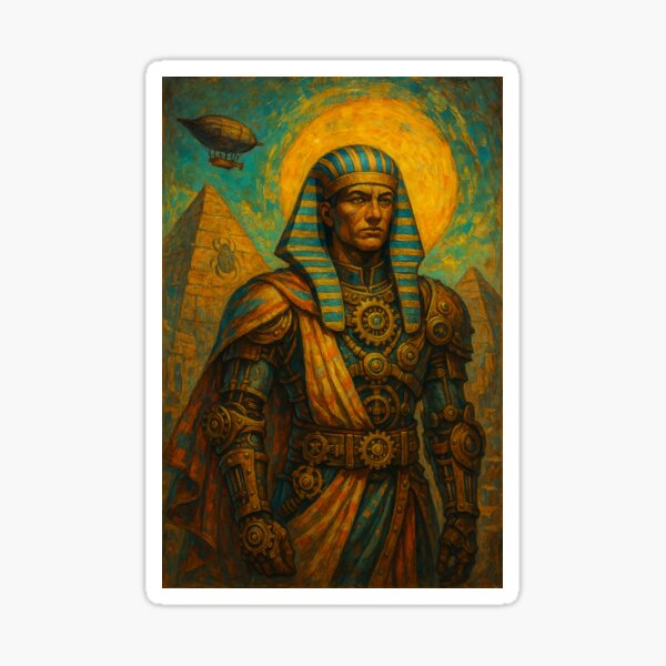 Item preview, Khepri Steampunk: Lord of the Pyramids and Airships designed and sold by VidyoeDesigns67.