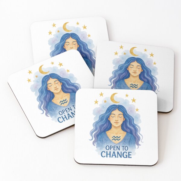 Item preview, Jupiter in Aquarius – Open to Change Zodiac Watercolor Art designed and sold by Joyloom.