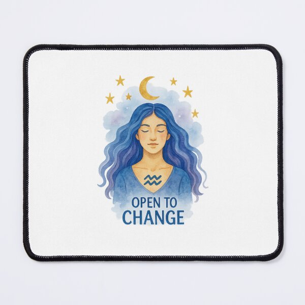 Item preview, Jupiter in Aquarius – Open to Change Zodiac Watercolor Art designed and sold by Joyloom.