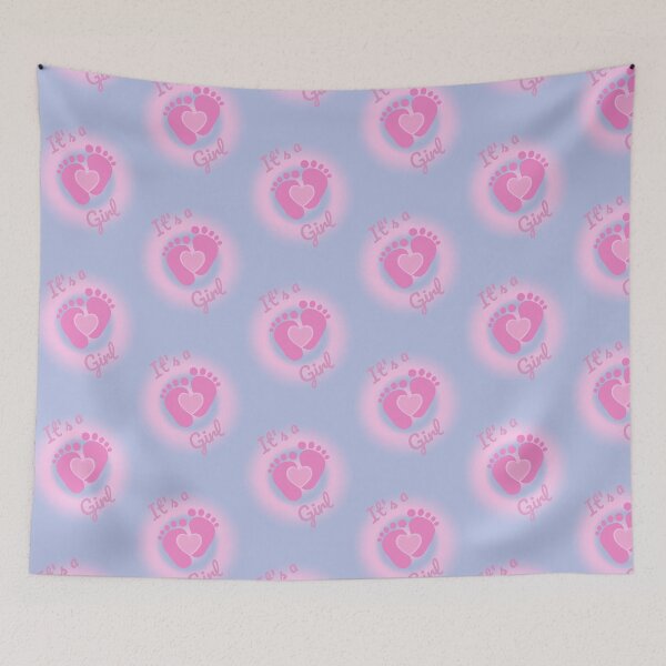 Item preview, It's A Girl - Gender Announcement Design  designed and sold by LoversEyes.