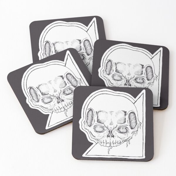 Item preview, abstract art skull, colorful vintage skull  designed and sold by Half Mess.