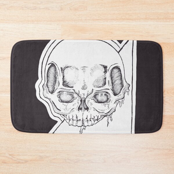 Item preview, abstract art skull, colorful vintage skull  designed and sold by Half Mess.