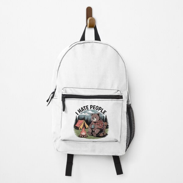 Item preview, Bear Camping I Hate People designed and sold by Mateusz Majcherek.