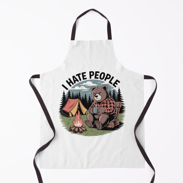 Item preview, Bear Camping I Hate People designed and sold by Mateusz Majcherek.