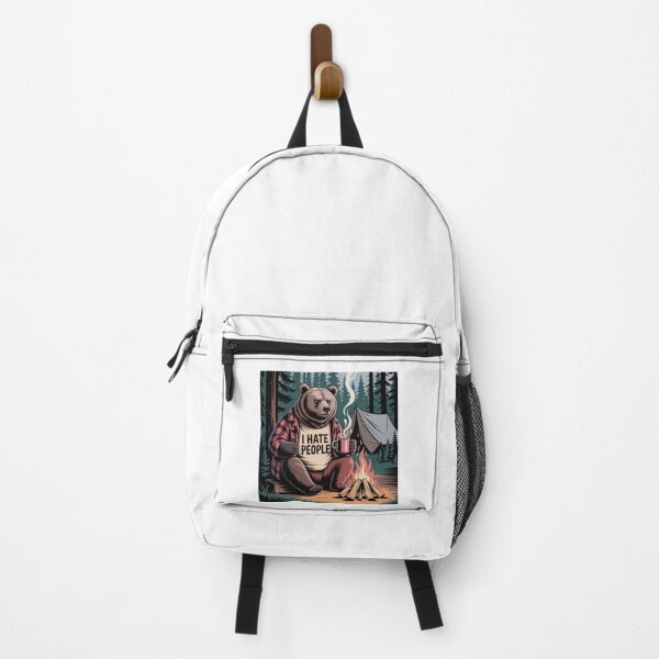 Item preview, Bear Camping I Hate People designed and sold by Mateusz Majcherek.