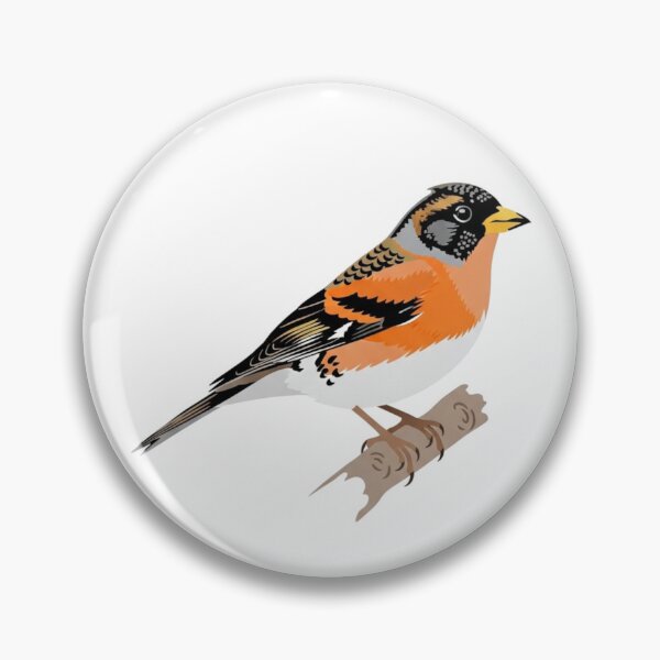Item preview, The Brambling - Minimalist Winter Bird designed and sold by TheArtEngineer.