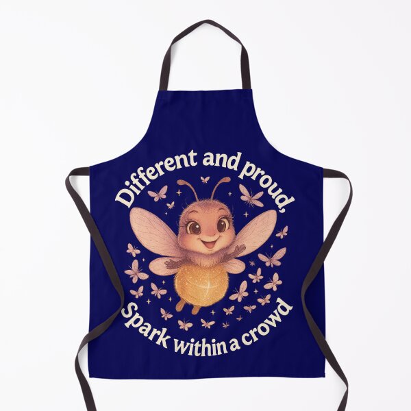 Item preview, Different and Proud – Spark Within a Crowd (Firefly Self-Love Design) designed and sold by NeuroGlam Studio.
