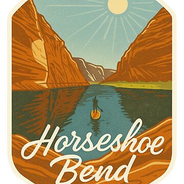 Artwork thumbnail, Horseshoe Bend by Trail & Tangle