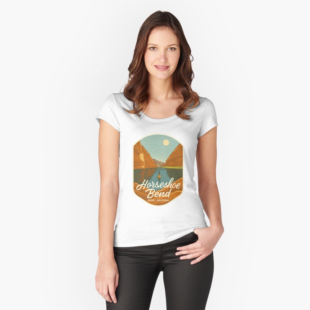 Item preview, Fitted Scoop T-Shirt designed and sold by andrewduke.