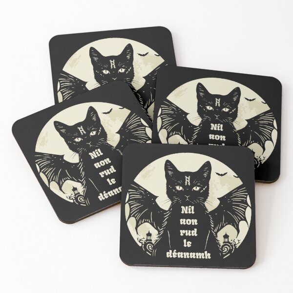 Item preview, gothic cat designed and sold by Klaerika.