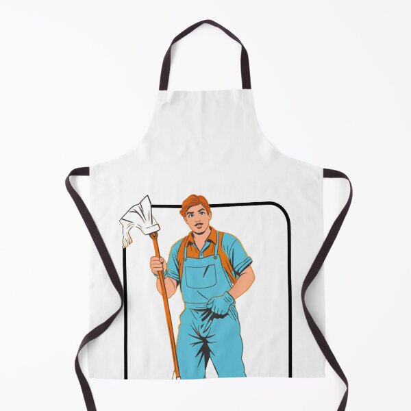 Item preview, Night Janitor Happy Mop Custodian men women designed and sold by Jeangel97.