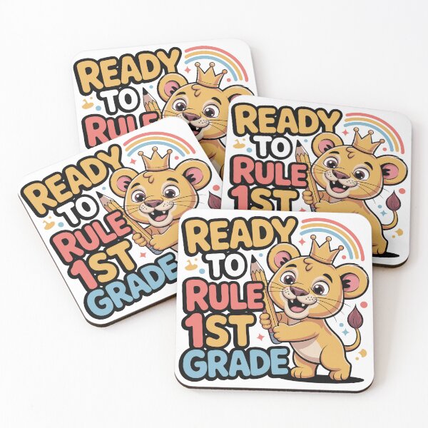 Item preview, Ready to Rule 1st Grade Cute Lion Back to School Design | 1st Grader Gift for Kids | First Day of School Sticker, Shirt & More designed and sold by HahaHandlesHub.