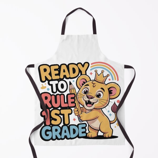 Item preview, Ready to Rule 1st Grade Cute Lion Back to School Design | 1st Grader Gift for Kids | First Day of School Sticker, Shirt & More designed and sold by HahaHandlesHub.
