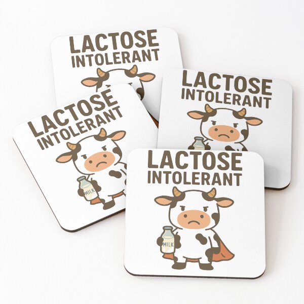 Item preview, Lactose Intolerant Cow | Funny Dairy Free Meme | cute cartoon design designed and sold by Stylewhimsy.