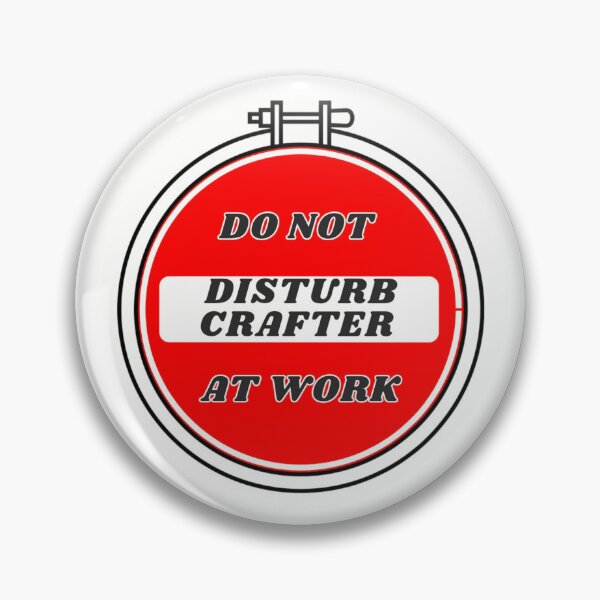 Item preview, Do not disturb crafter at work designed and sold by PrintsAsukaUK.