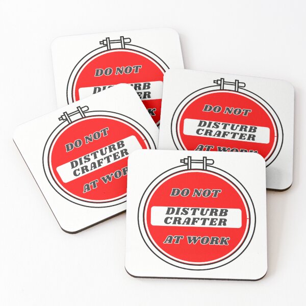 Item preview, Do not disturb crafter at work designed and sold by PrintsAsukaUK.