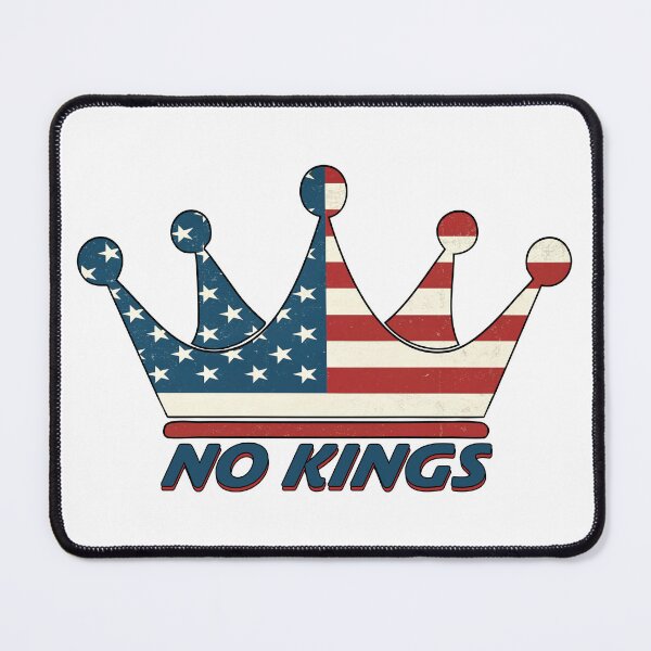 Item preview,  NO KINGS  -  CROWN - ANTI  MONARCHY - AMERICAN FLAG designed and sold by Gihan-Design.