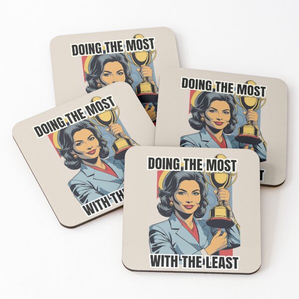 Item preview, "Doing The Most With The Least" Funny Pop Art  designed and sold by PopArtPreneur.