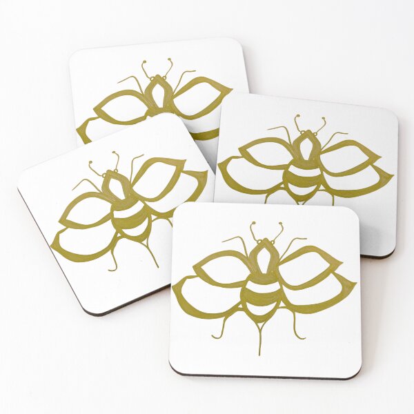 Item preview,  Golden Bee – Minimalist Line Art designed and sold by DarLenn..