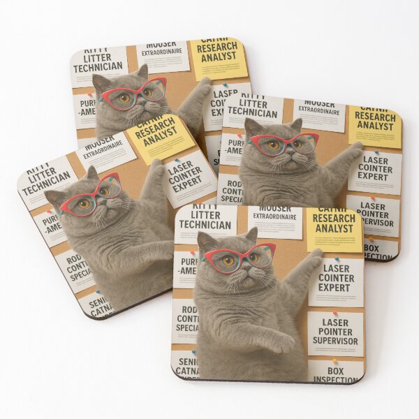 Item preview, Cat and jobs designed and sold by LittleCountess.