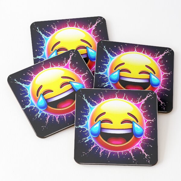 Item preview, Joyful Splash: Laughing Emoji Art designed and sold by Health And Fitness Posts e-Store.