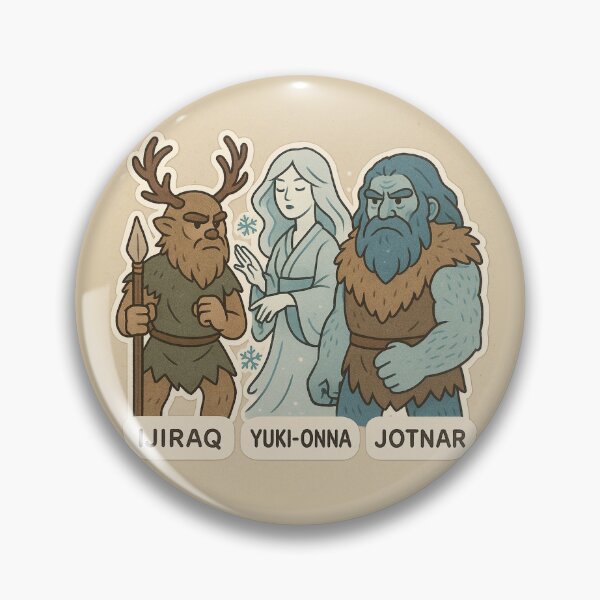 Item preview, Ijiraq, Yuki-Onna and Jotnar 01 designed and sold by AIfolklore.