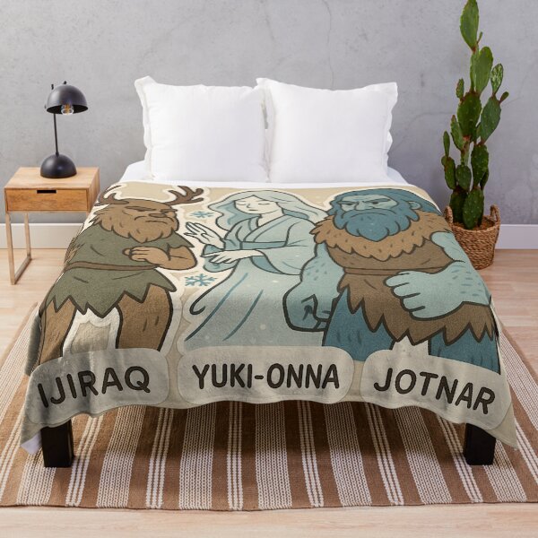 Item preview, Ijiraq, Yuki-Onna and Jotnar 01 designed and sold by AIfolklore.