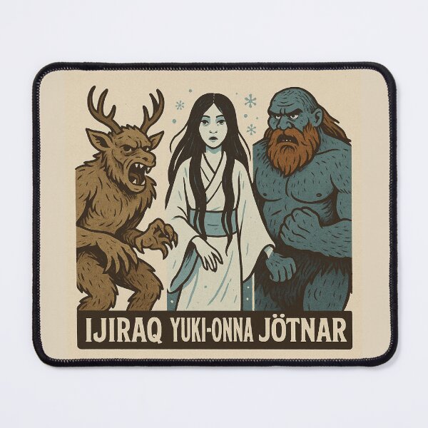 Item preview, Ijiraq, Yuki-Onna and Jotnar 02 designed and sold by AIfolklore.