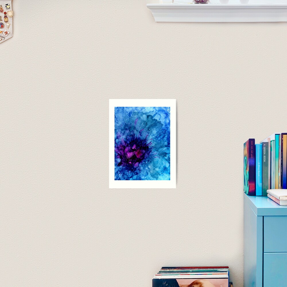 Amethyst Freeze Art Print