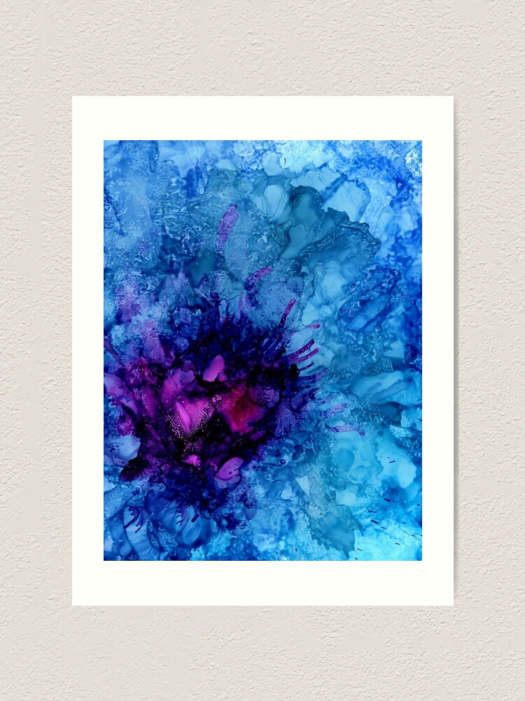 Alternate view of Amethyst Freeze Art Print