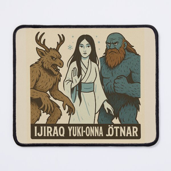Item preview, Ijiraq, Yuki-Onna and Jotnar 03 designed and sold by AIfolklore.