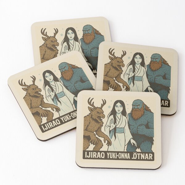 Item preview, Ijiraq, Yuki-Onna and Jotnar 03 designed and sold by AIfolklore.