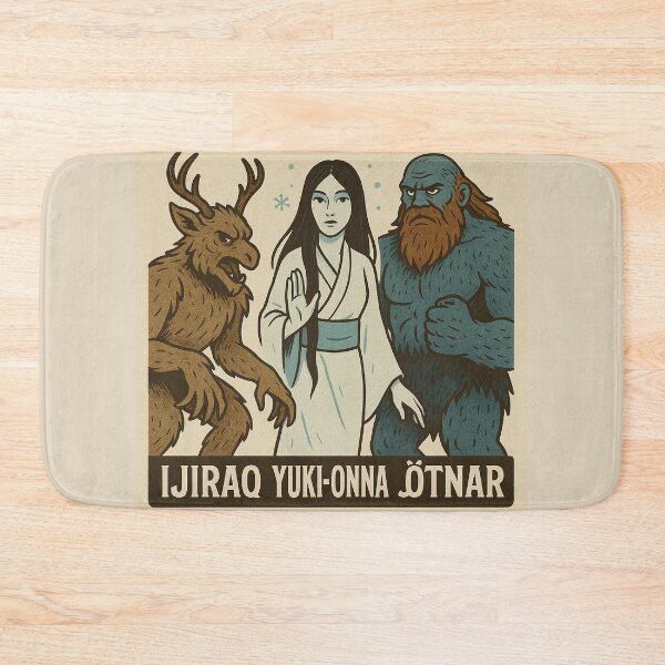 Item preview, Ijiraq, Yuki-Onna and Jotnar 03 designed and sold by AIfolklore.