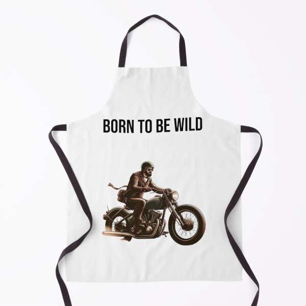 Item preview, Born to Be Wild – Motorcycle Scene with Bold Black Text designed and sold by Confuzz1ed.