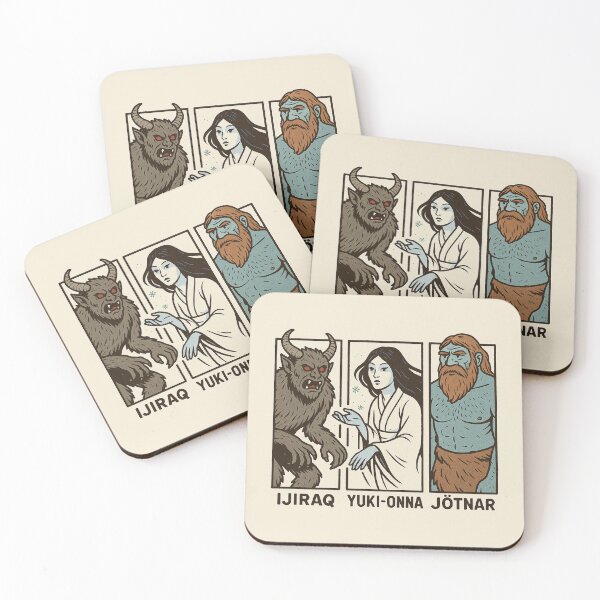 Item preview, Ijiraq, Yuki-Onna and Jotnar 04 designed and sold by AIfolklore.