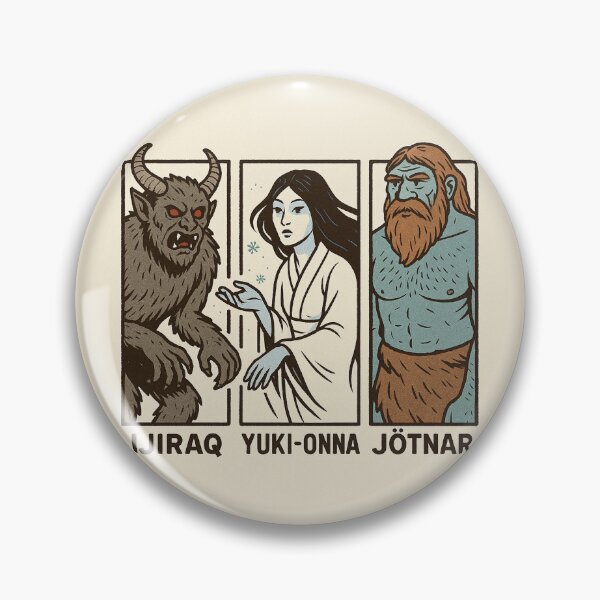Item preview, Ijiraq, Yuki-Onna and Jotnar 04 designed and sold by AIfolklore.