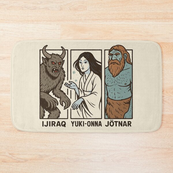 Item preview, Ijiraq, Yuki-Onna and Jotnar 04 designed and sold by AIfolklore.