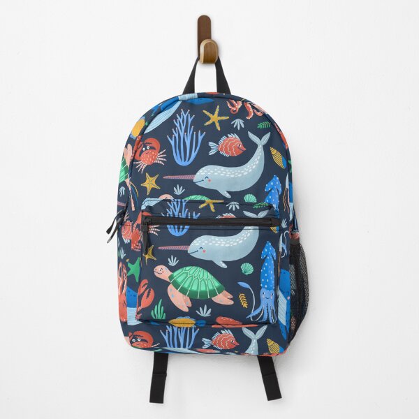 Item preview, Colorful Ocean Creatures Pattern designed and sold by ViYa1.