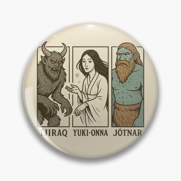 Item preview, Ijiraq, Yuki-Onna and Jotnar 05 designed and sold by AIfolklore.