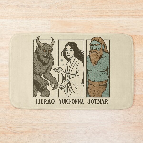 Item preview, Ijiraq, Yuki-Onna and Jotnar 05 designed and sold by AIfolklore.