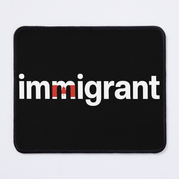Item preview, Immigrant Canada Maple Leaf Logo – Newcomer Pride Design for Canadian Citizenship & Identity designed and sold by EvolutionMedia.