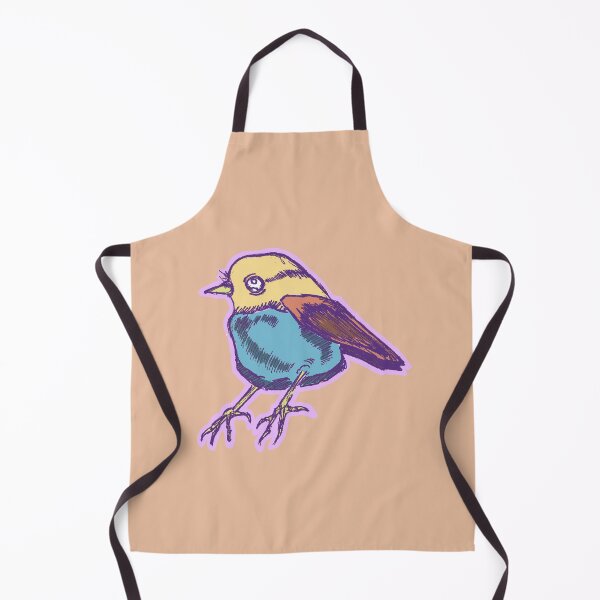 Item preview, cute bird, sweet cartoon drawing, girly and childish designed and sold by Half Mess.