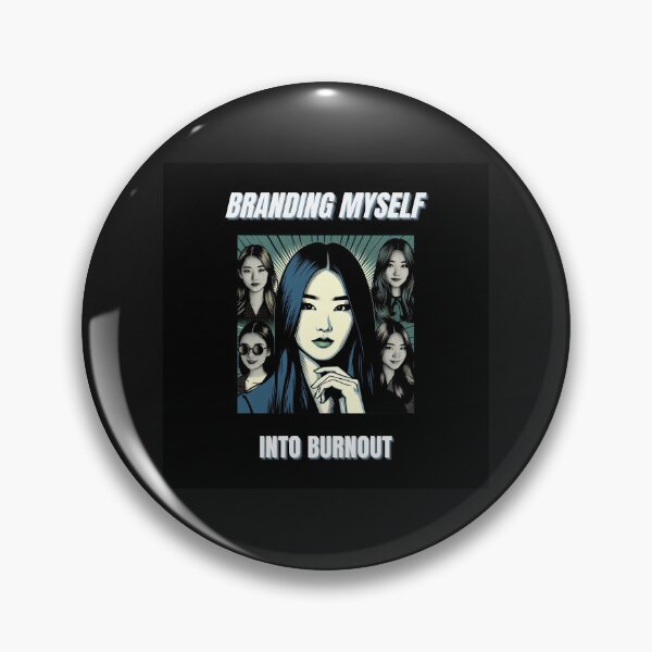 Item preview, "Branding Myself Into Burnout" Funny Pop Art for Entrepreneurs designed and sold by PopArtPreneur.